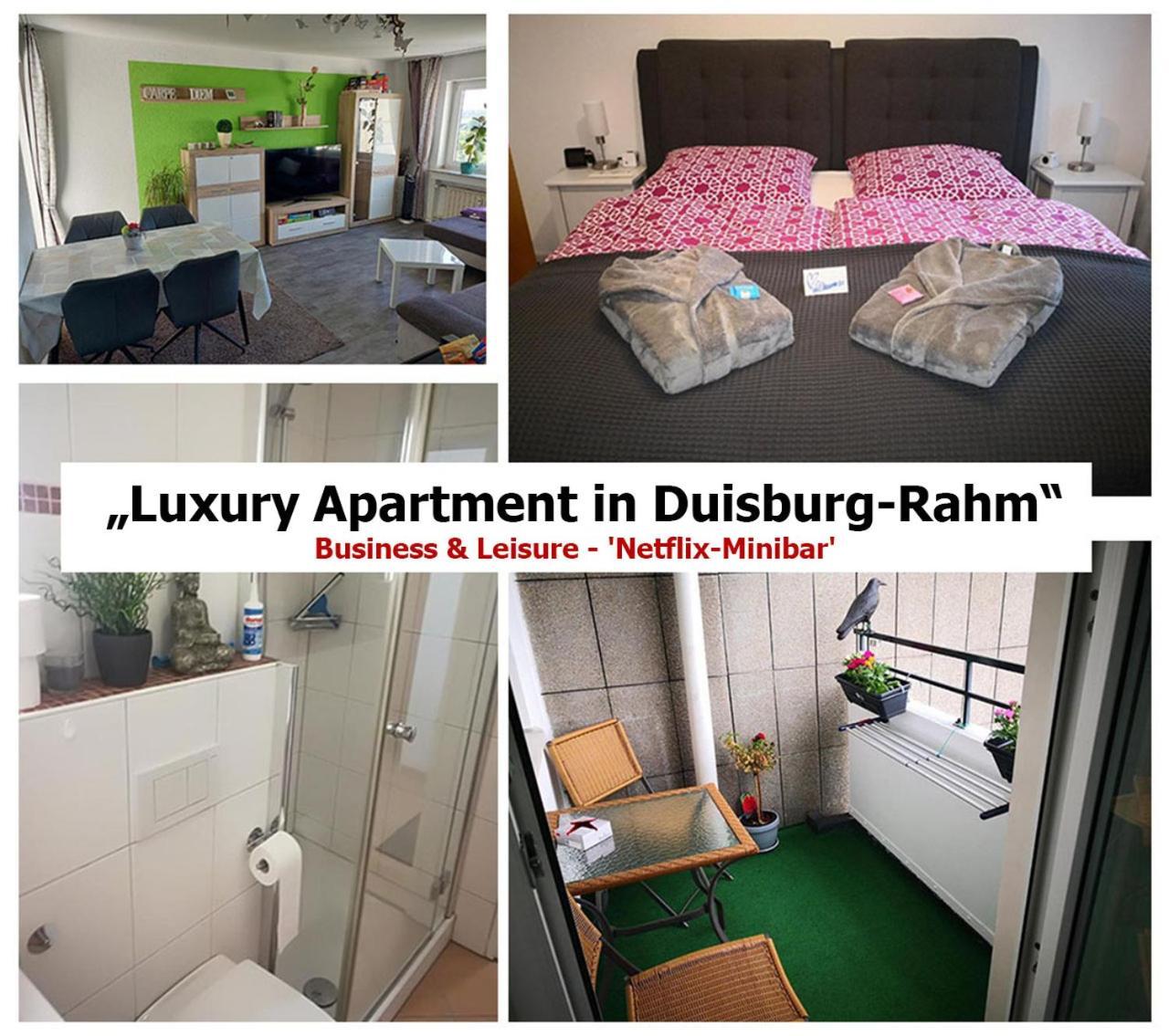 Luxury Apartment In Duisburg-Rahm - Business & Leisure - 'Netflix-Minibar' Buitenkant foto